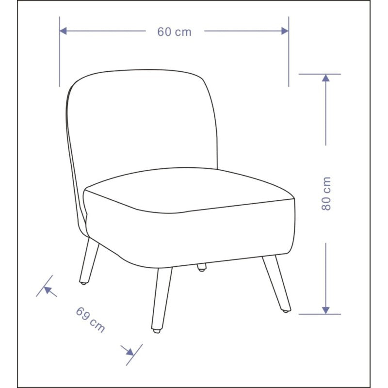Fauteuil AMADEUS - BUCOLIQUE MARINE