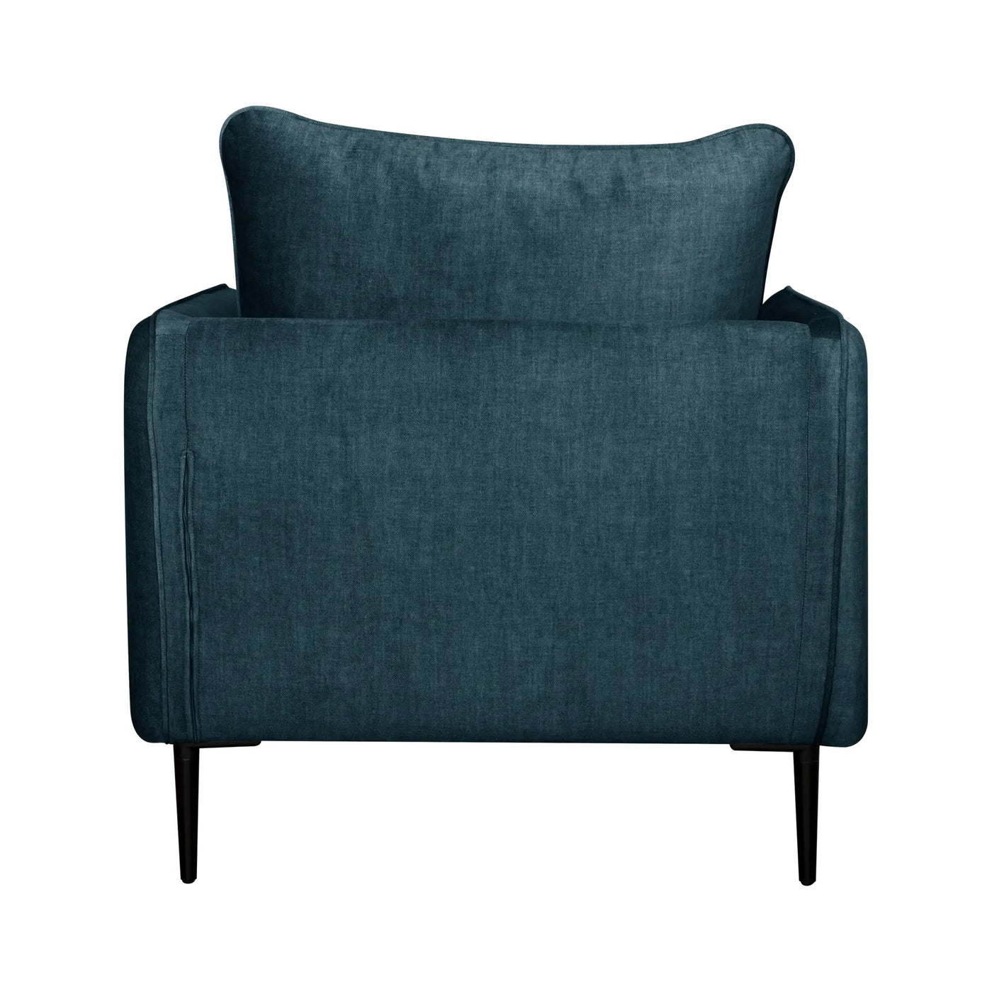 Fauteuil CAMIF Olympe en velours Bleu Marine