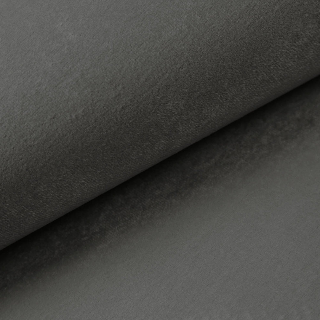 Fauteuil ICONX STUDIOS Sueno en velours anthracite
