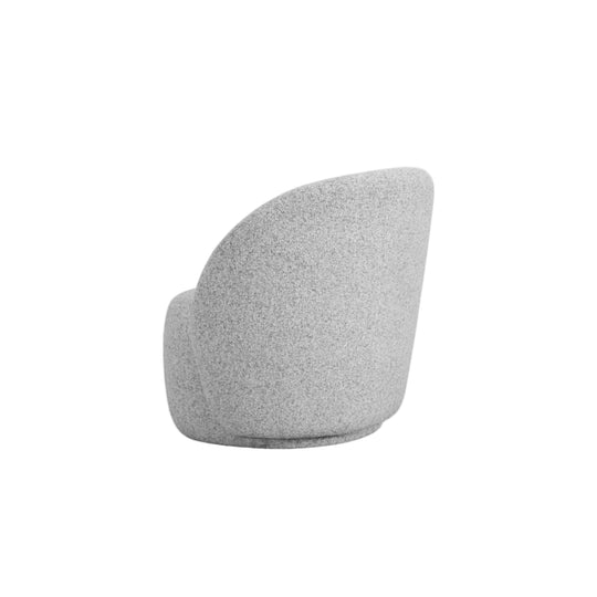 Fauteuil MICADONI Corey en tissu structurel gris