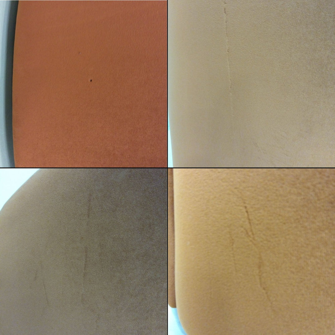 Fauteuil pivotant MICADONI Letizia en velours terracotta