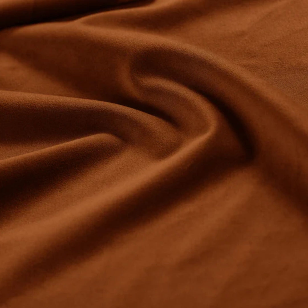 Fauteuil pivotant MICADONI Letizia en velours terracotta