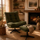 Fauteuil relax avec repose-pied JOCKENHÖFER Kasper vert