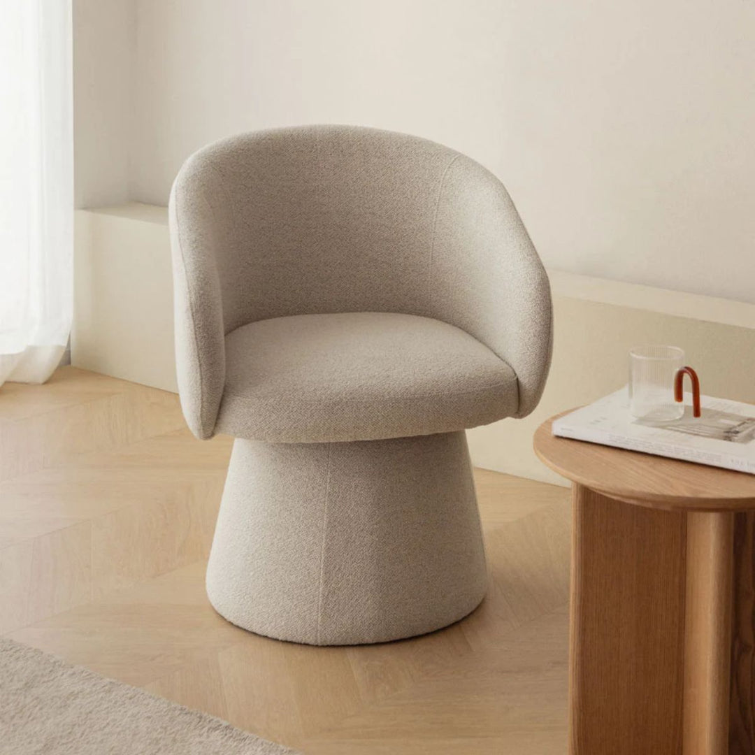 Lot de 2 fauteuils pivotants SKLUM rembourrés Flavian