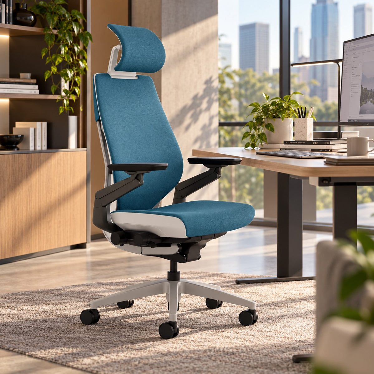 Siège de bureau ergonomique STEELCASE Gesture avec têtières