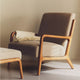 Fauteuil ZARA HOME en bois frêne et lin