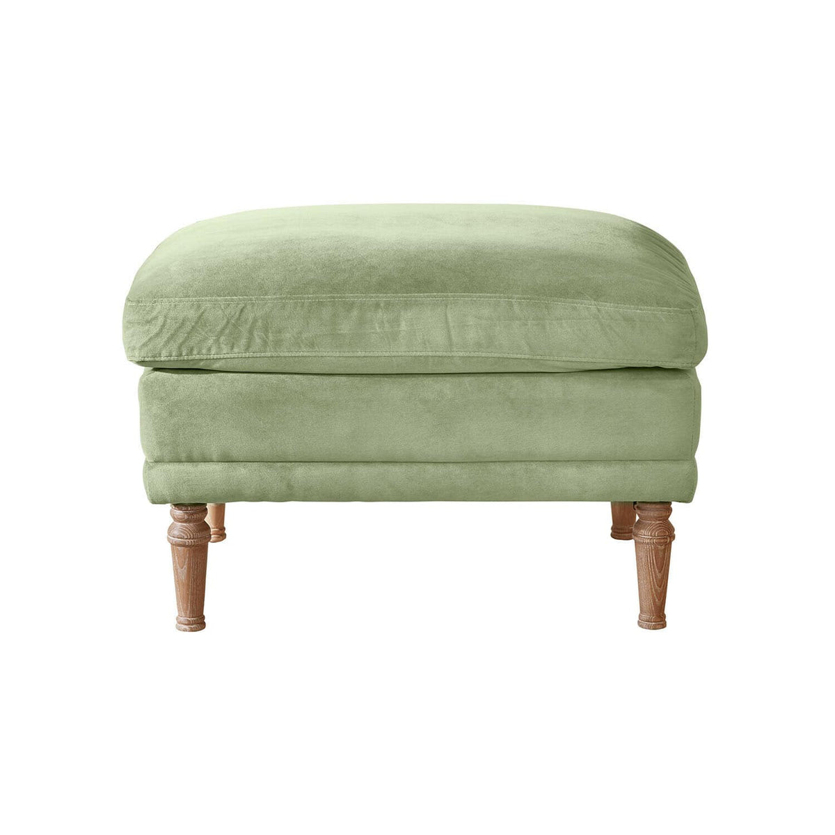 Fauteuil avec repose-pieds LOBERON vert clair Éclat Émeraude — photo produit