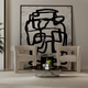 Fauteuil de salle à manger SIA HOME Alya en tissu bouclette taupe — photo produit