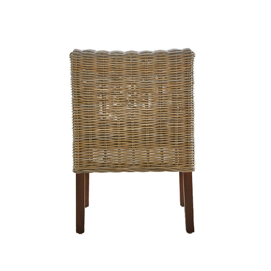Lot de 4 fauteuil LOBERON Forêt Douce en rotin tressé — photo produit