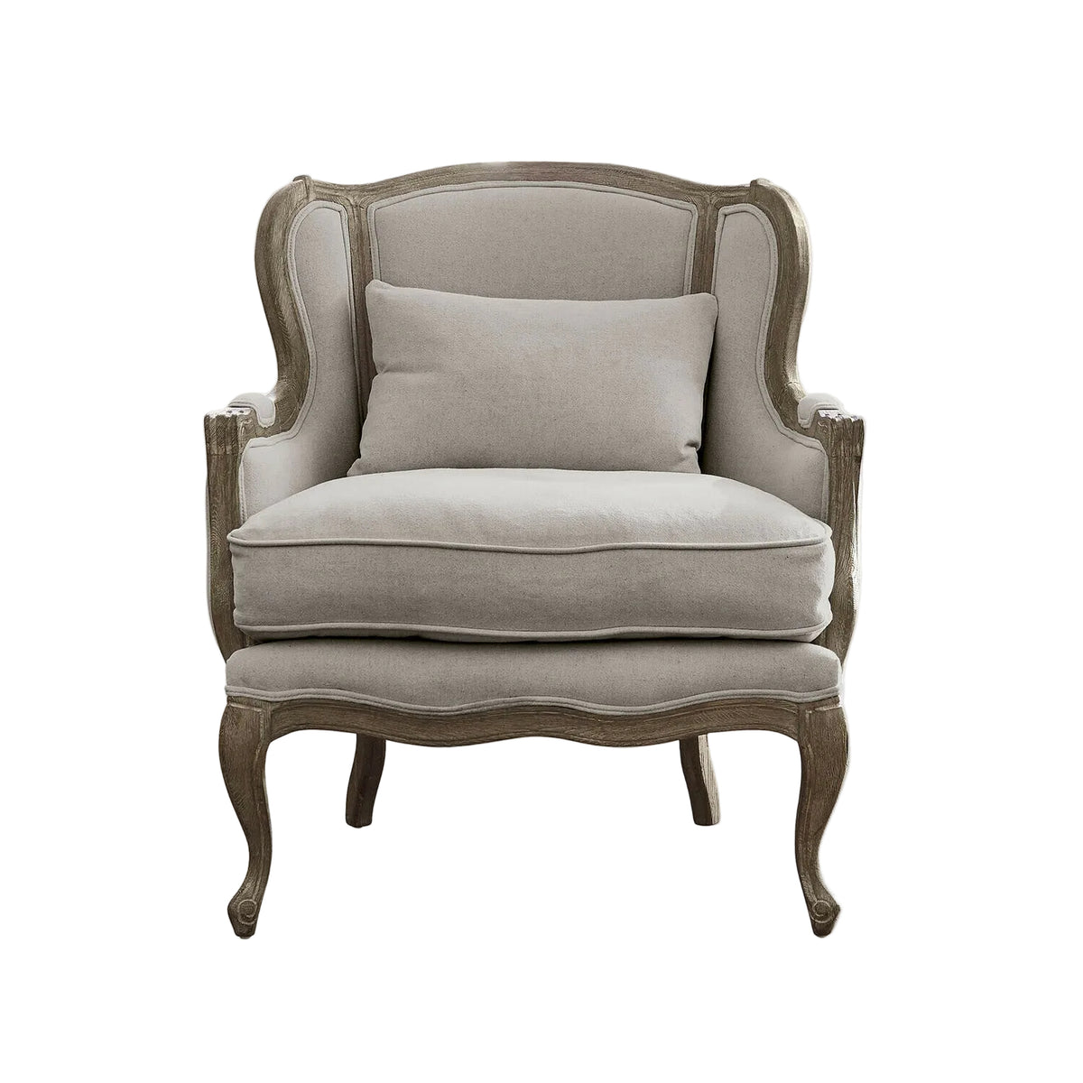 Fauteuil LOBERON Kingswinford gris en bois — photo produit