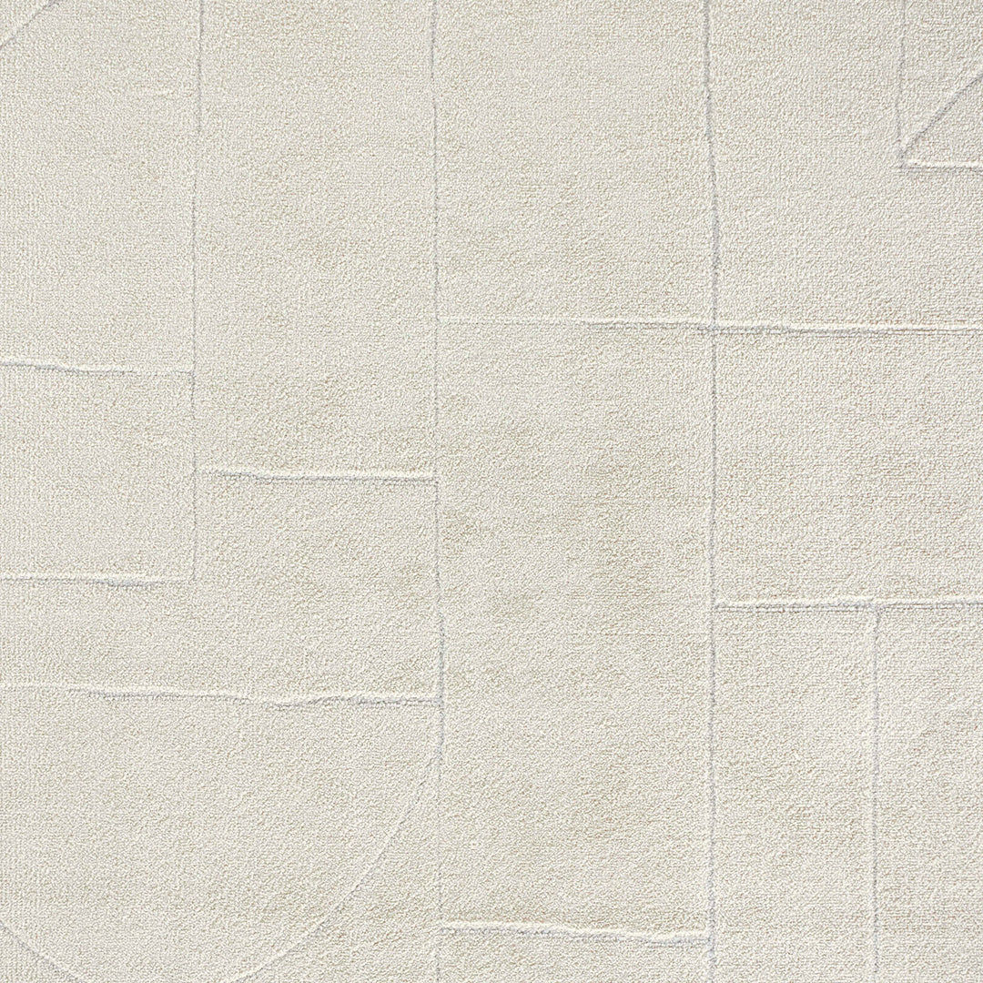 Tapis Scandinave Moderne Ivoire Bari