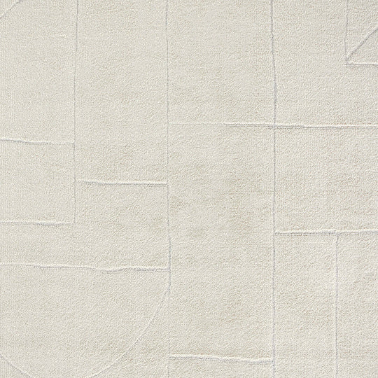 Tapis Scandinave Moderne Ivoire Bari