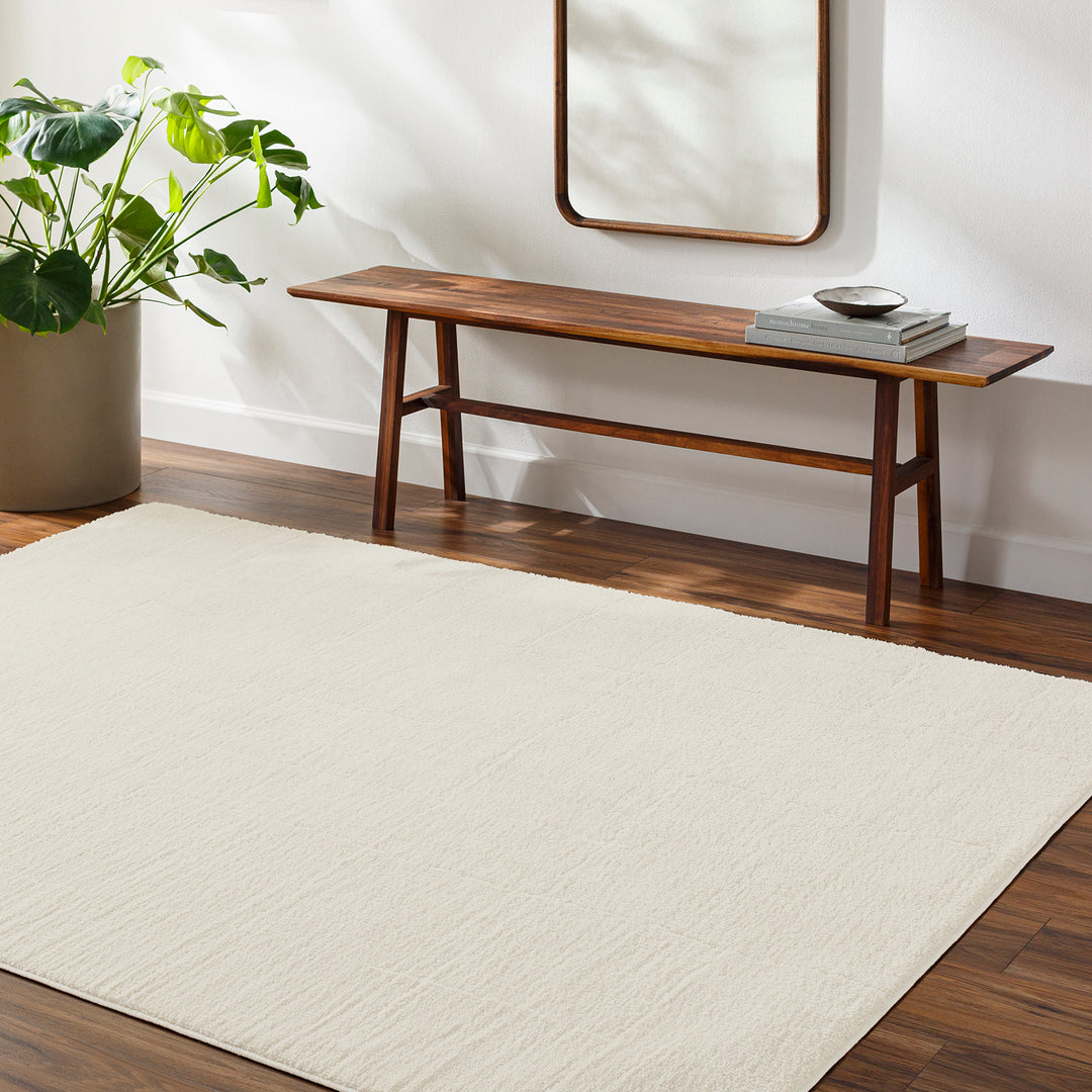 Tapis Scandinave Moderne Ivoire Prague