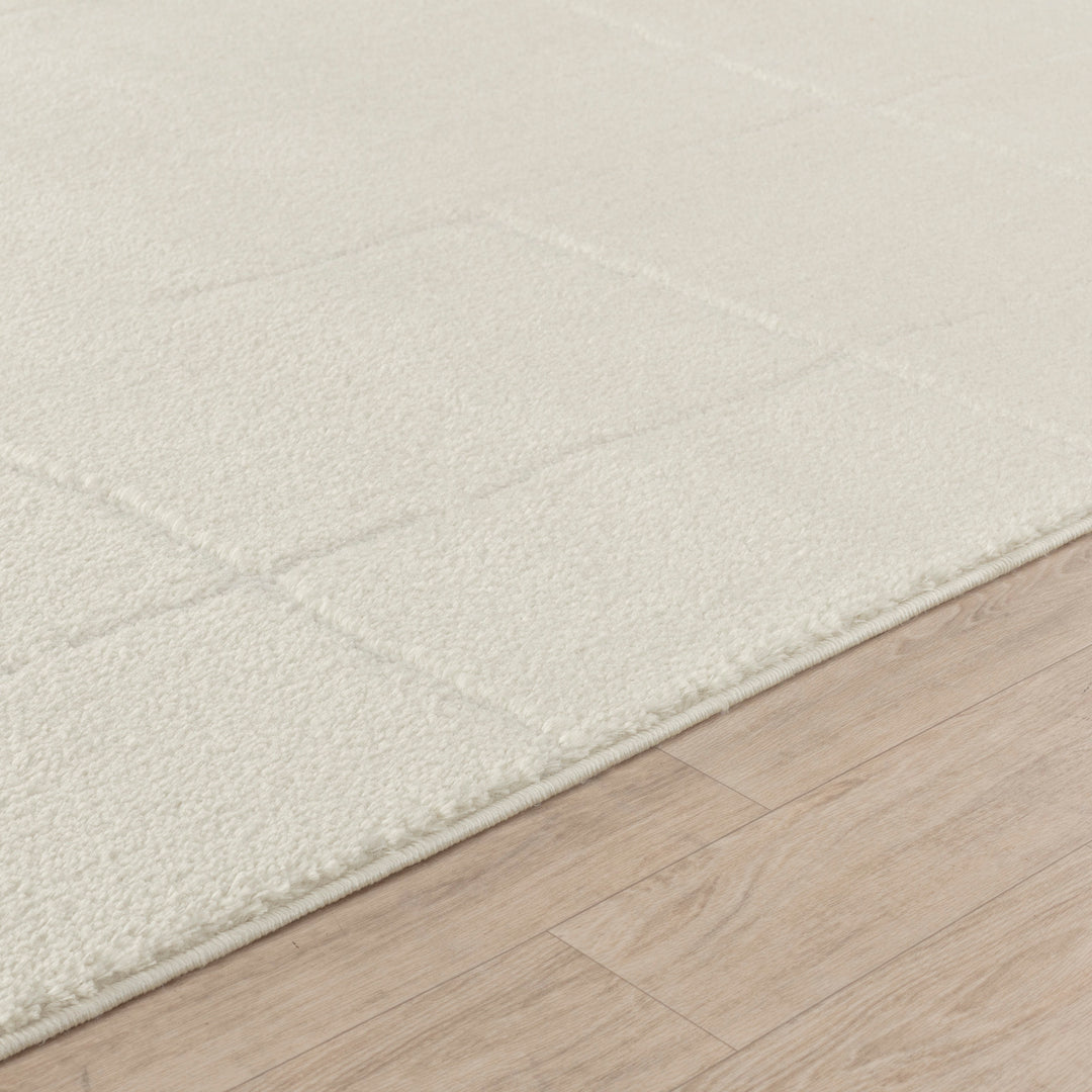 Tapis Scandinave Moderne Ivoire Prague