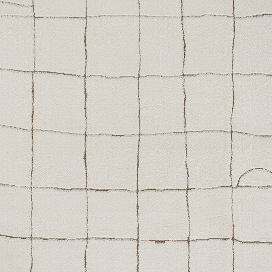 Tapis Scandinave Moderne Ivoire/Terracotta Inchon