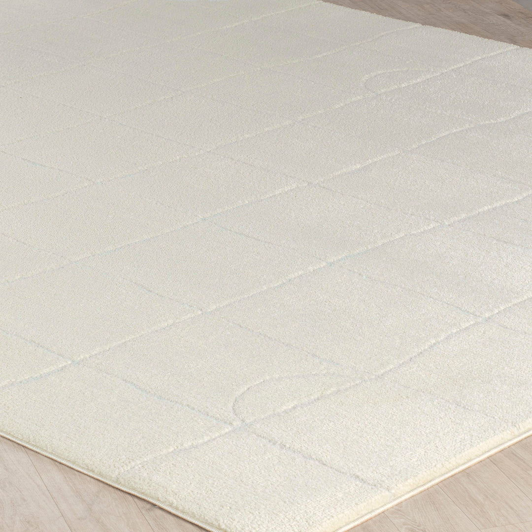 Tapis Scandinave Moderne Ivoire Inchon