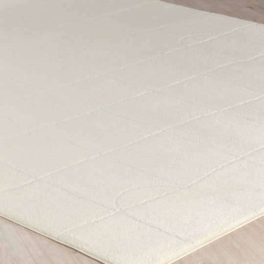 Tapis Scandinave Moderne Ivoire Inchon