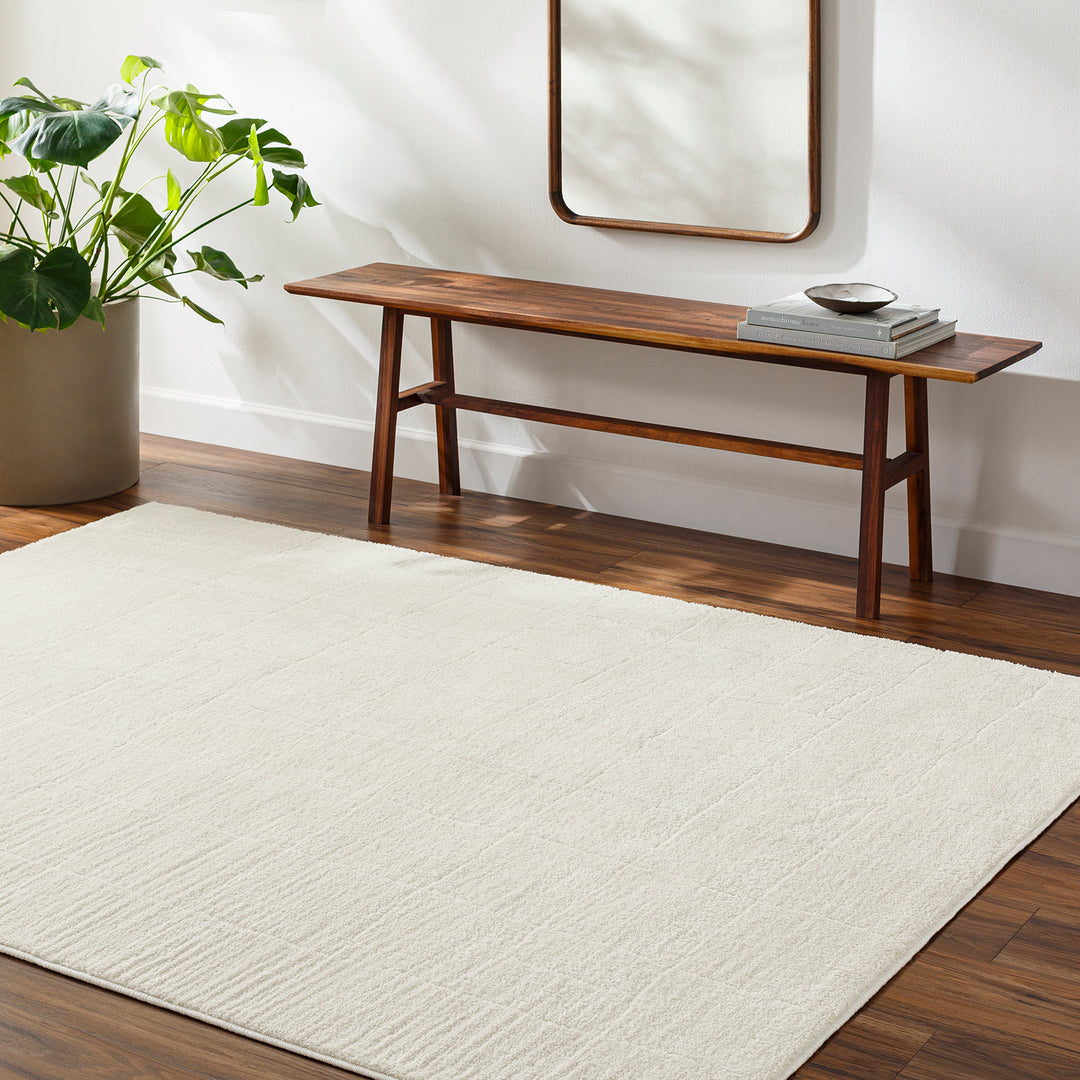 Tapis Scandinave Moderne Ivoire Inchon