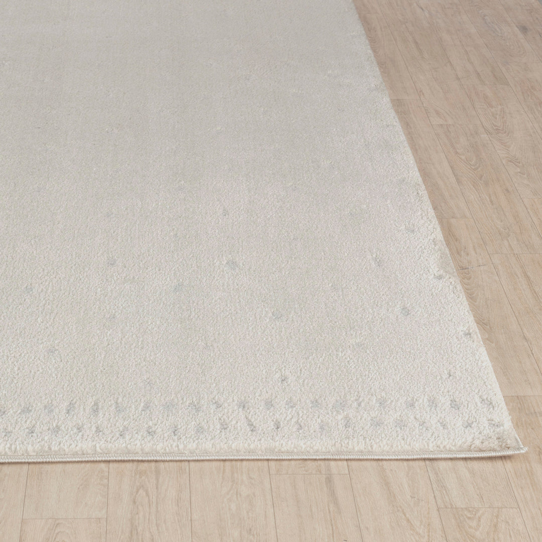 Tapis Scandinave à Pois Ivoire Busan