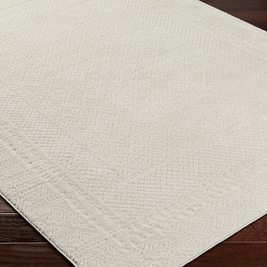 Tapis Scandinave Bohème Ivoire Monaco