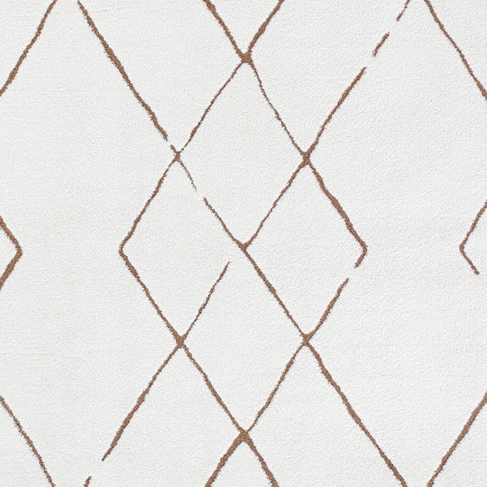Tapis Berbère Ethnique Ivoire/Terracotta Habana