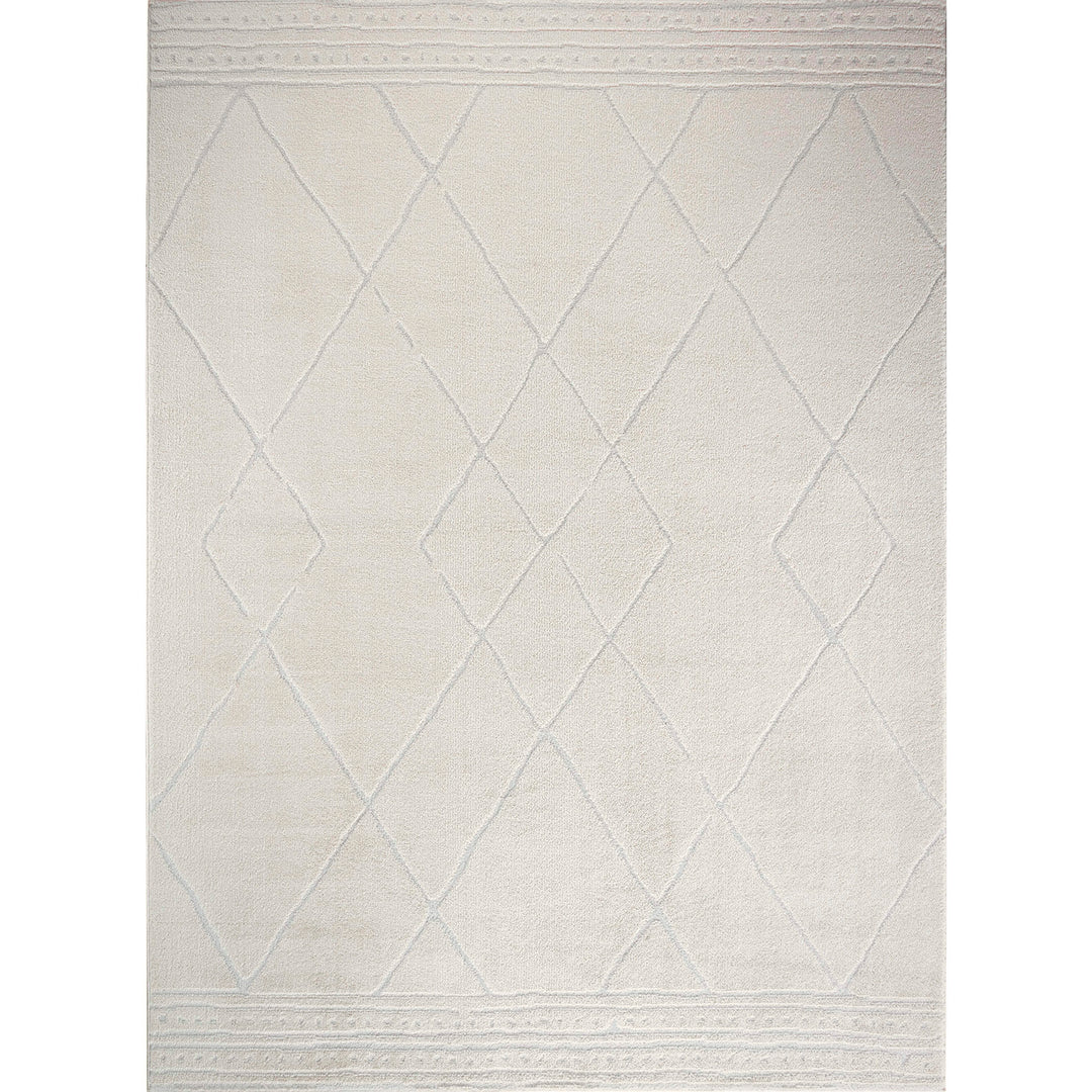 Tapis Berbère Ethnique Ivoire Habana