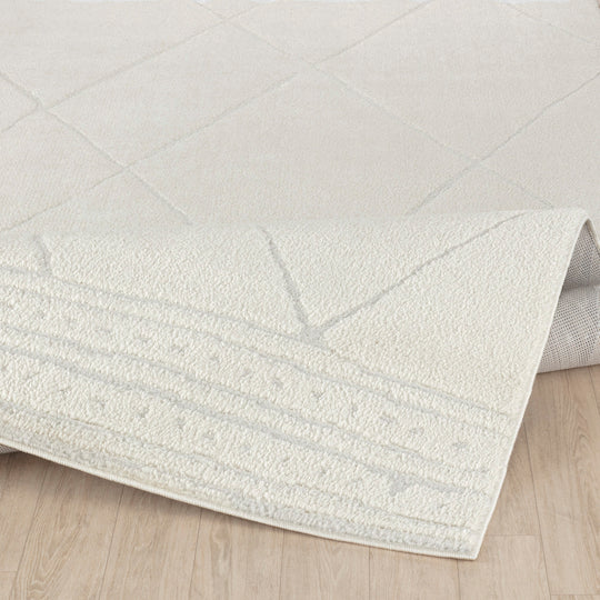 Tapis Berbère Ethnique Ivoire Habana