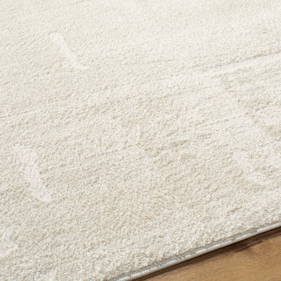 Tapis Scandinave Moderne Ivoire/Blanc Osna
