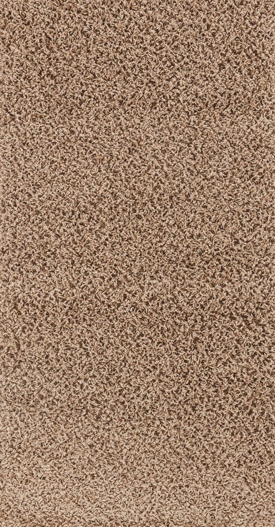 Tapis Shaggy Moderne Beige Foncé Boracay