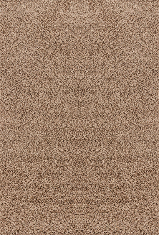 Tapis Shaggy Moderne Beige Foncé Boracay