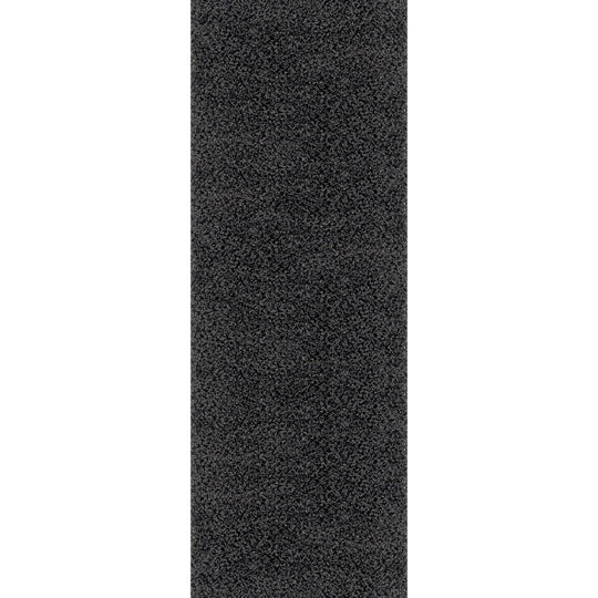 Tapis de Couloir Shaggy Moderne Gris Foncé Boracay