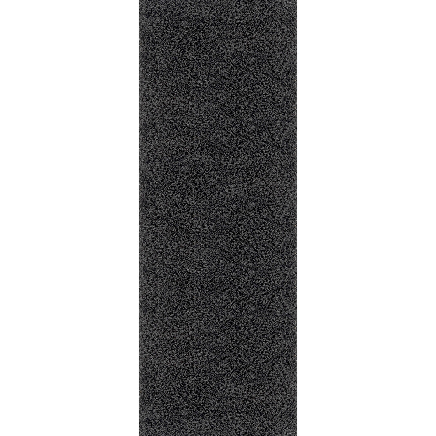 Tapis de Couloir Shaggy Moderne Gris Foncé Boracay