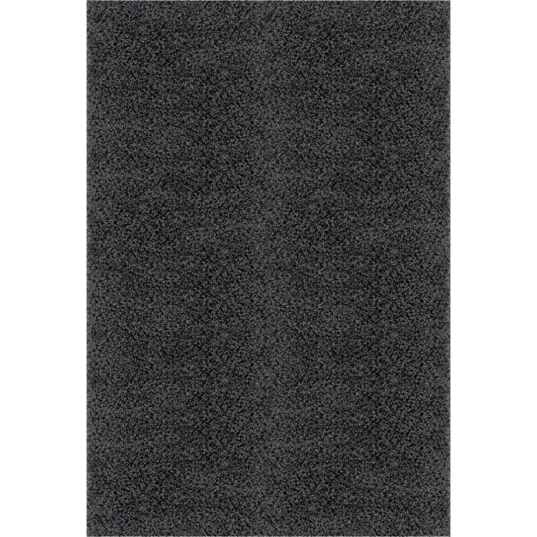 Tapis Shaggy Moderne Gris Foncé Boracay