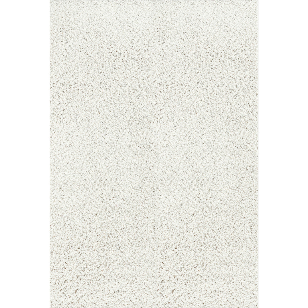 Tapis Shaggy Moderne Blanc Boracay