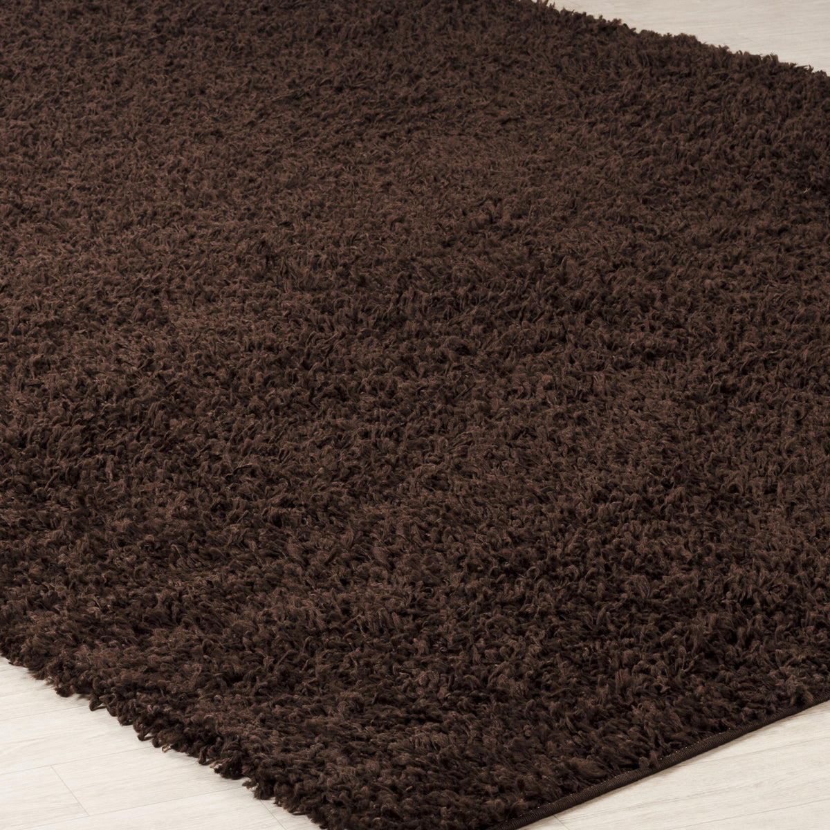 Tapis de couloir SURYA Boracay shaggy uni, poils longs, marron foncé, vue 6