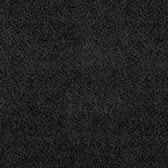 Tapis de Couloir Shaggy Moderne Noir Boracay