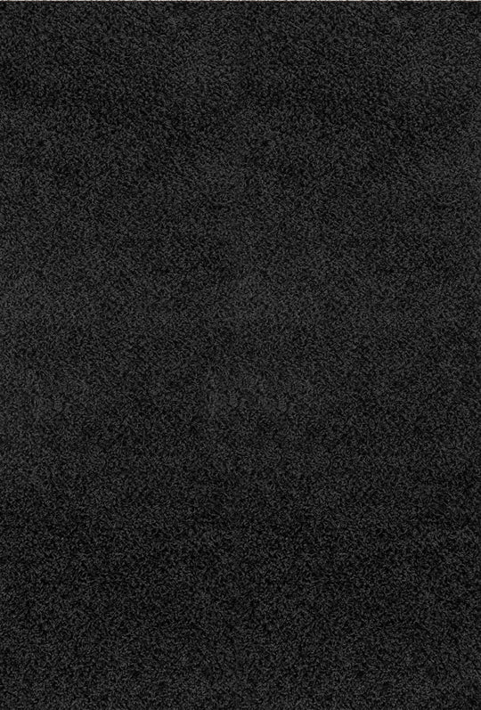 Tapis Shaggy Moderne Noir Boracay