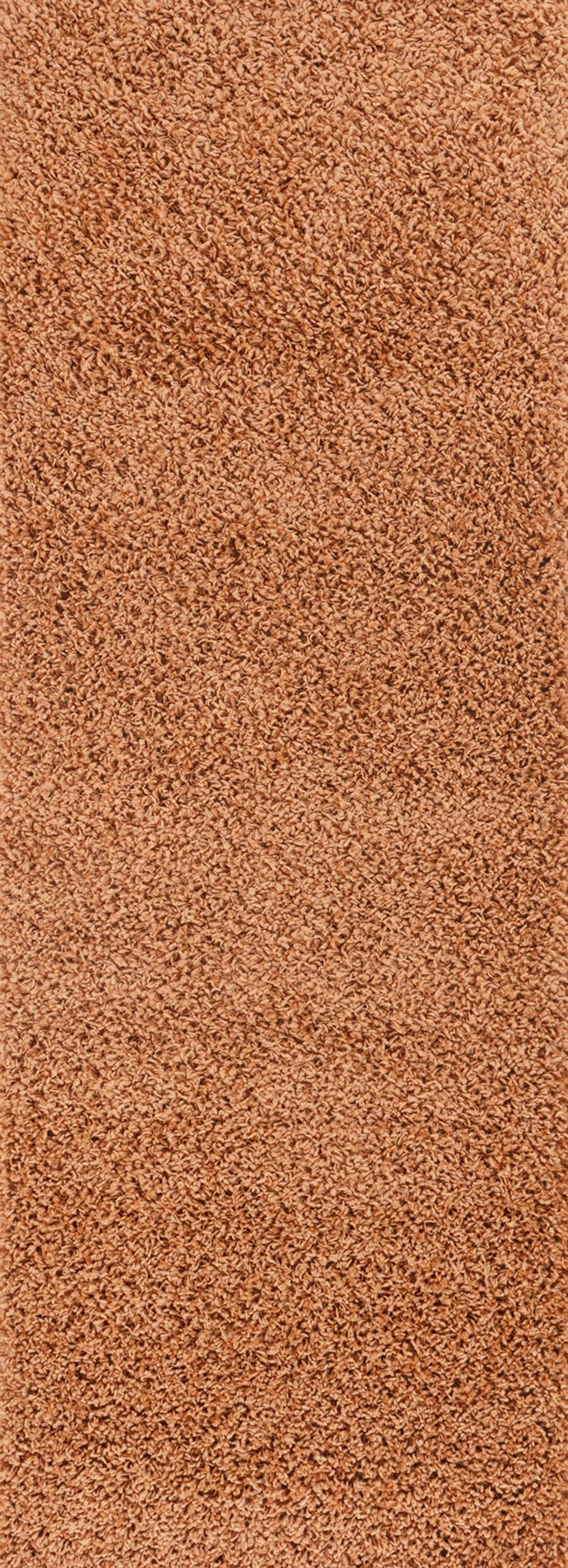 Tapis de couloir SURYA Boracay shaggy moderne, uni à poils longs terracotta, vue 2