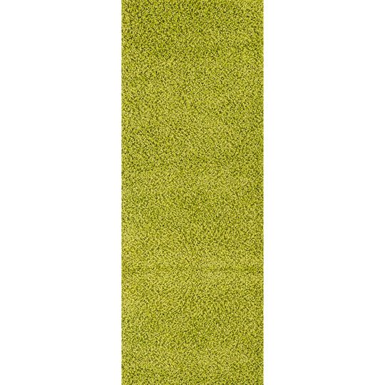 Tapis de Couloir Shaggy Moderne Vert Boracay