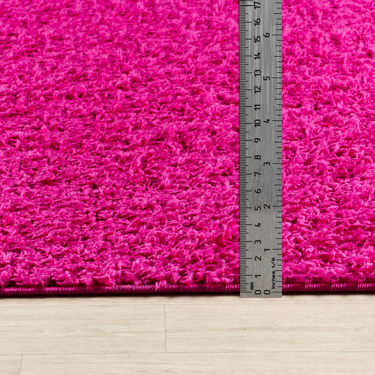 Tapis Shaggy Moderne Fuschia Boracay