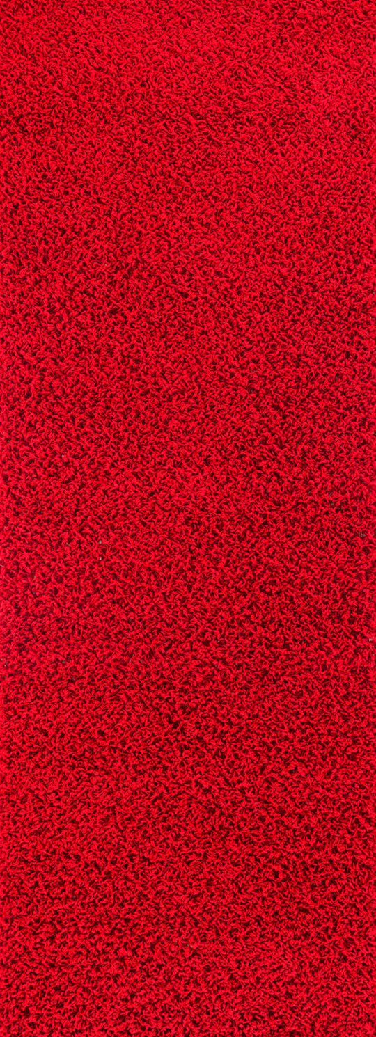 Tapis de Couloir Shaggy Moderne Rouge Boracay