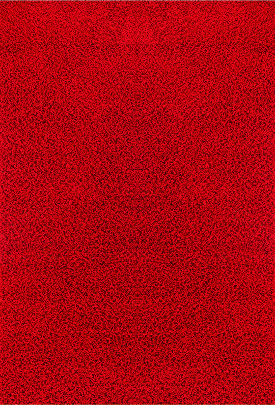 Tapis Shaggy Moderne Rouge Boracay