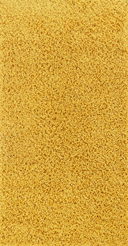 Tapis Shaggy Moderne Jaune Boracay