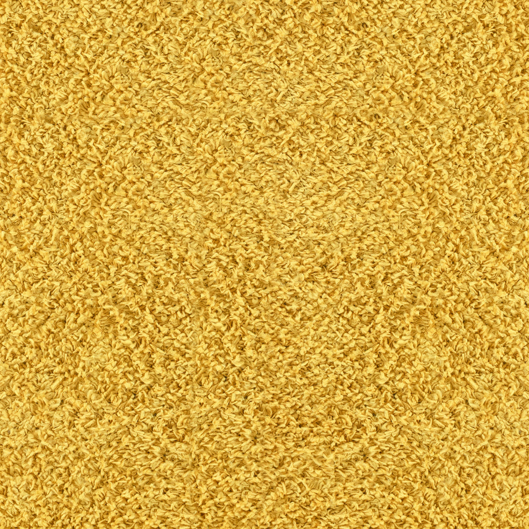 Tapis de Couloir Shaggy Moderne Jaune Boracay
