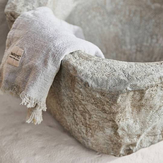 Fontaine de jardin LOBERON Pisticci en fer blanc — photo produit