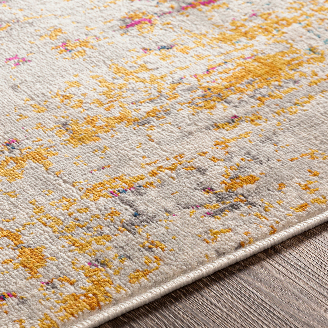 Tapis Abstrait Moderne Multicolore/Beige Mithi