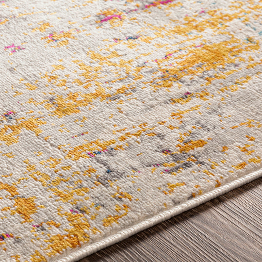 Tapis Abstrait Moderne Multicolore/Beige Mithi