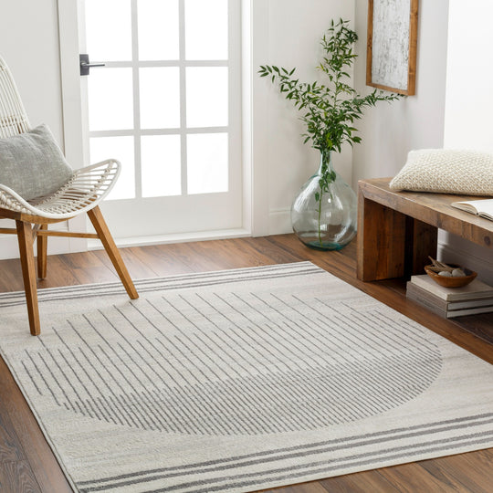 Tapis Scandinave Moderne Beige/Gris Santiago