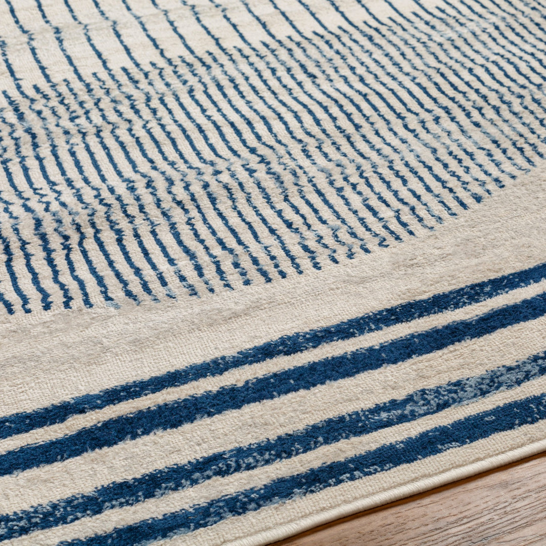 Tapis Scandinave Moderne Bleu/Beige Santiago