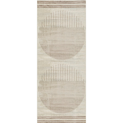 Tapis de Couloir Scandinave Moderne Brun/Ivoire Santiago